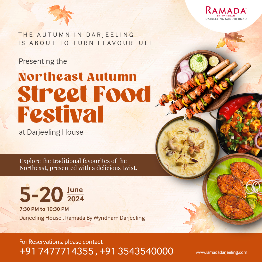 Announcing the Northeast Autumn Street Food festival in Darjeeling - June 2024